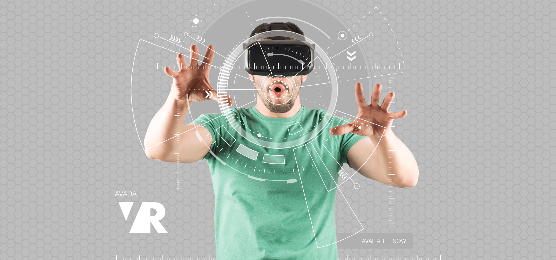 Man with VR Goggles Man with VR Goggles